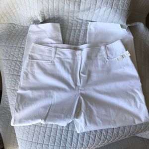 💯4-charity - Talbots white crop pants Size 16